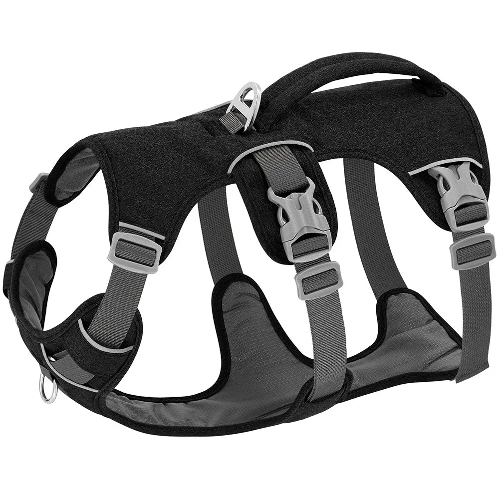 Escape Proof Adjustable Nylon Dog Harness, Reflective, Durable