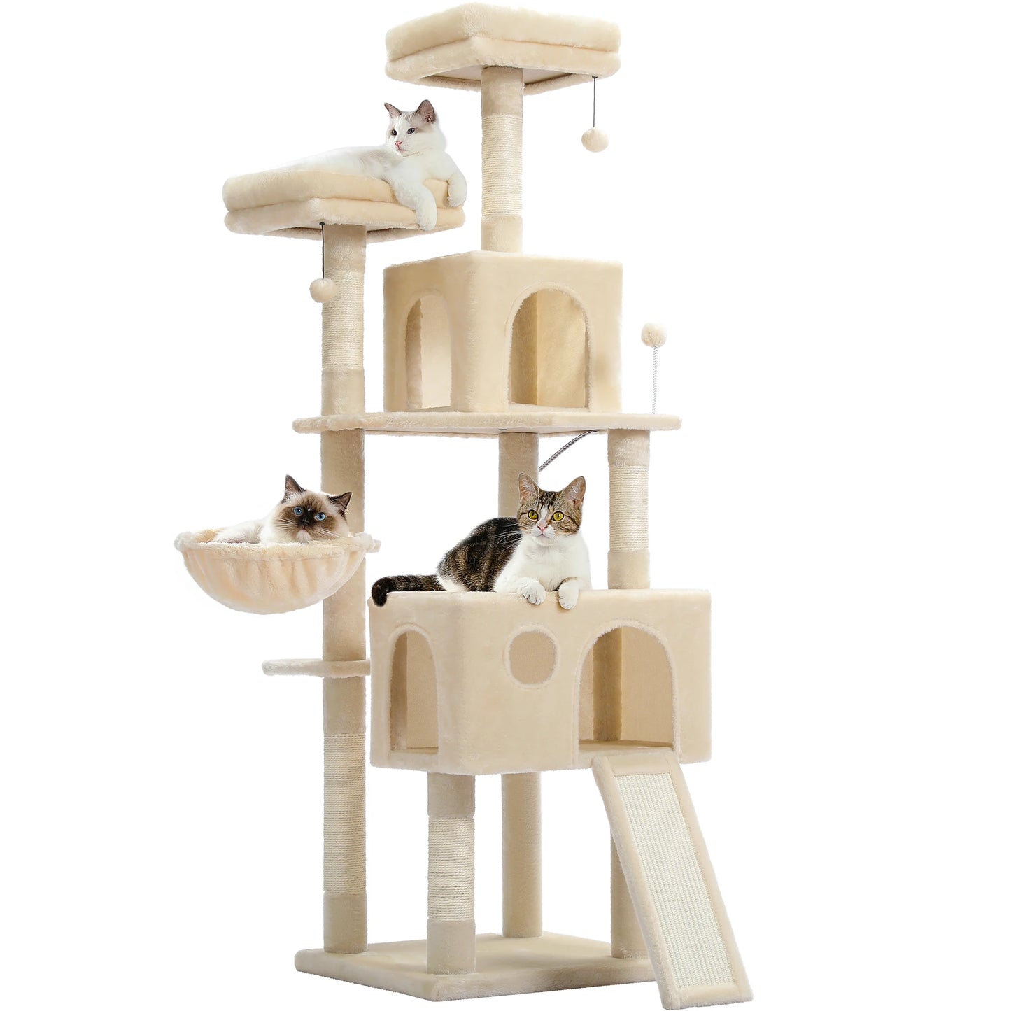 Multi-Level Cat Tree For Cats With Perches, Stable