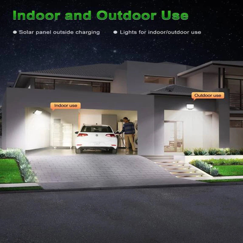 LED Motion Sensor Light with Remote, Waterproof, Security Flood Light for Patio, Garage, Porch, Yard