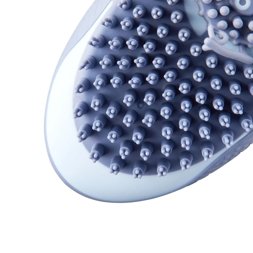 Ergonomic Dog Brush, Shampoo Dispenser, Bathing Tool, Soft Silicone Bristles