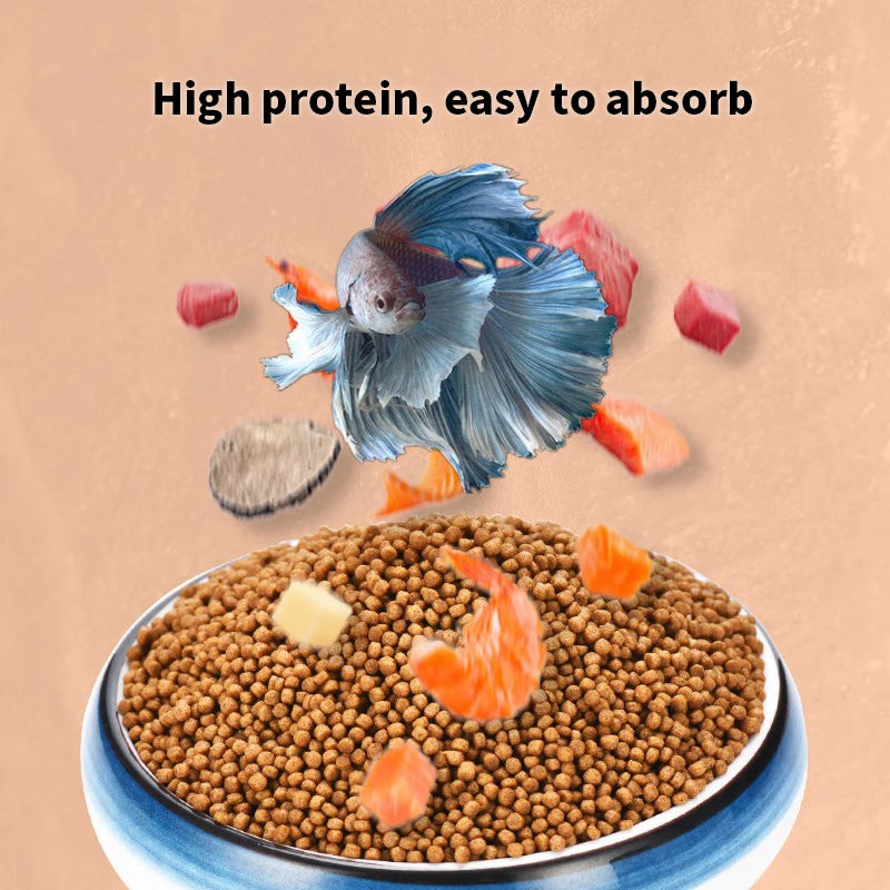 Super Fresh Beta Fish Food, all natural, protein rich, calcium, clean water quality