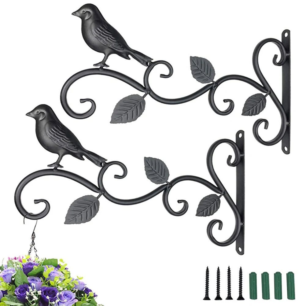 Hanging Wall Mounted Metal Decorative Bracket Hook Hanger