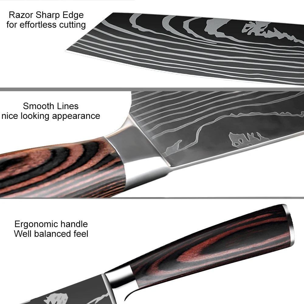 8 Inch Professional Knife, High Carbon Stainless Steel