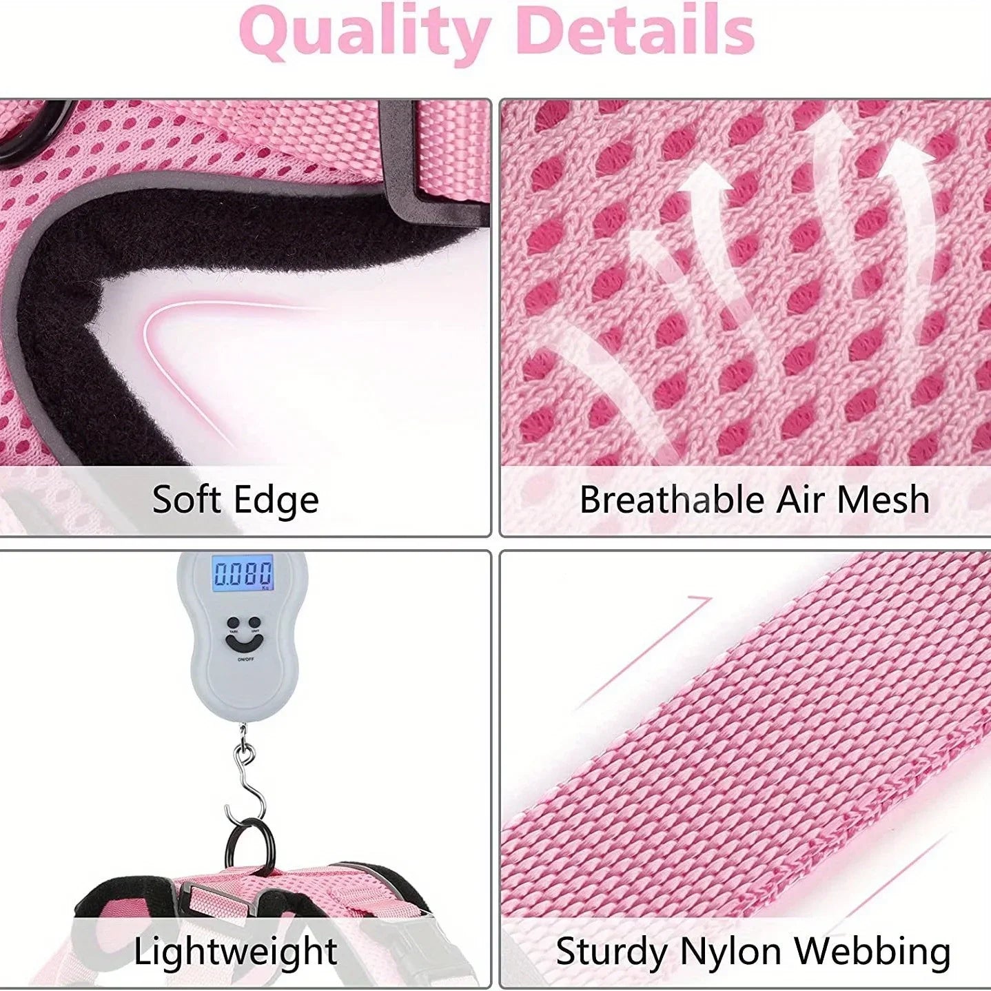 Non-Slip Adjustable Cat Leash and Vest