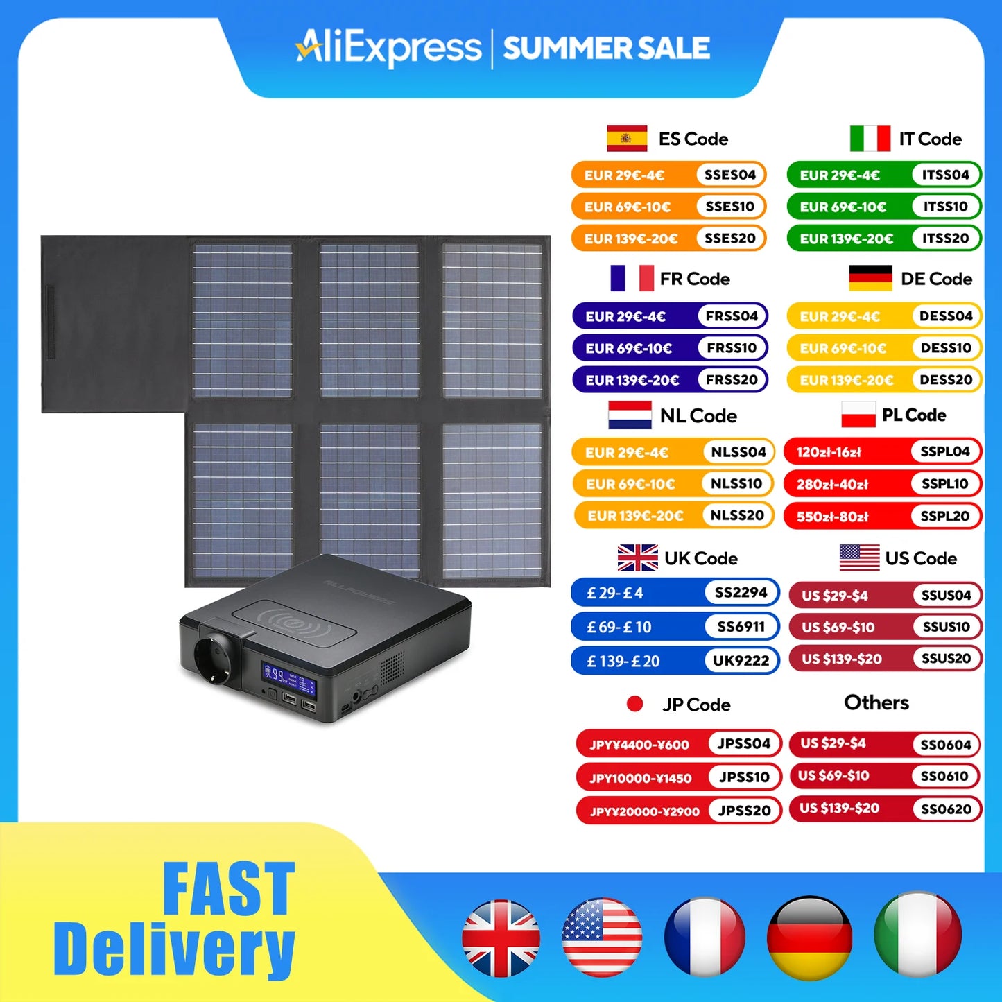 Solar Powerbank 41600mAh 200W Portable Powerstation with Solarpanel 60W,DC,USB,USB-C Output for Camping Laptop Iphone