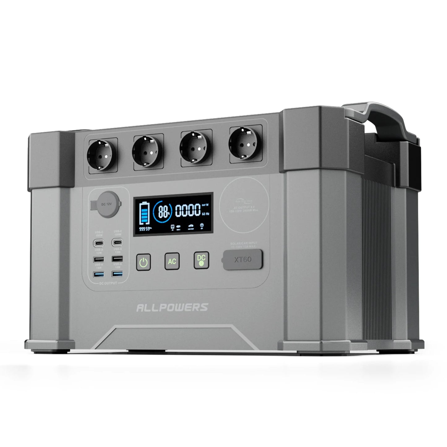 Portable Power Station 2000W / 2400W Emergency Backup High-power Power Supply