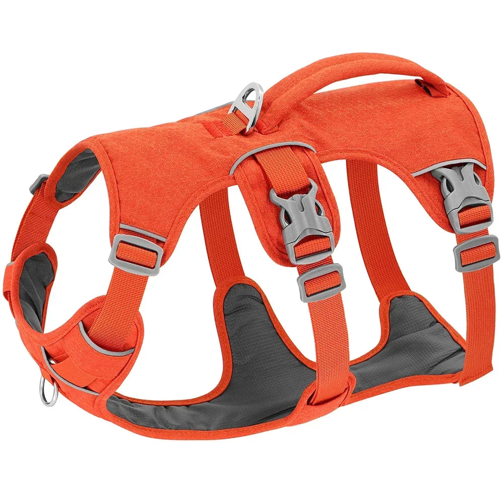 Escape Proof Adjustable Nylon Dog Harness, Reflective, Durable