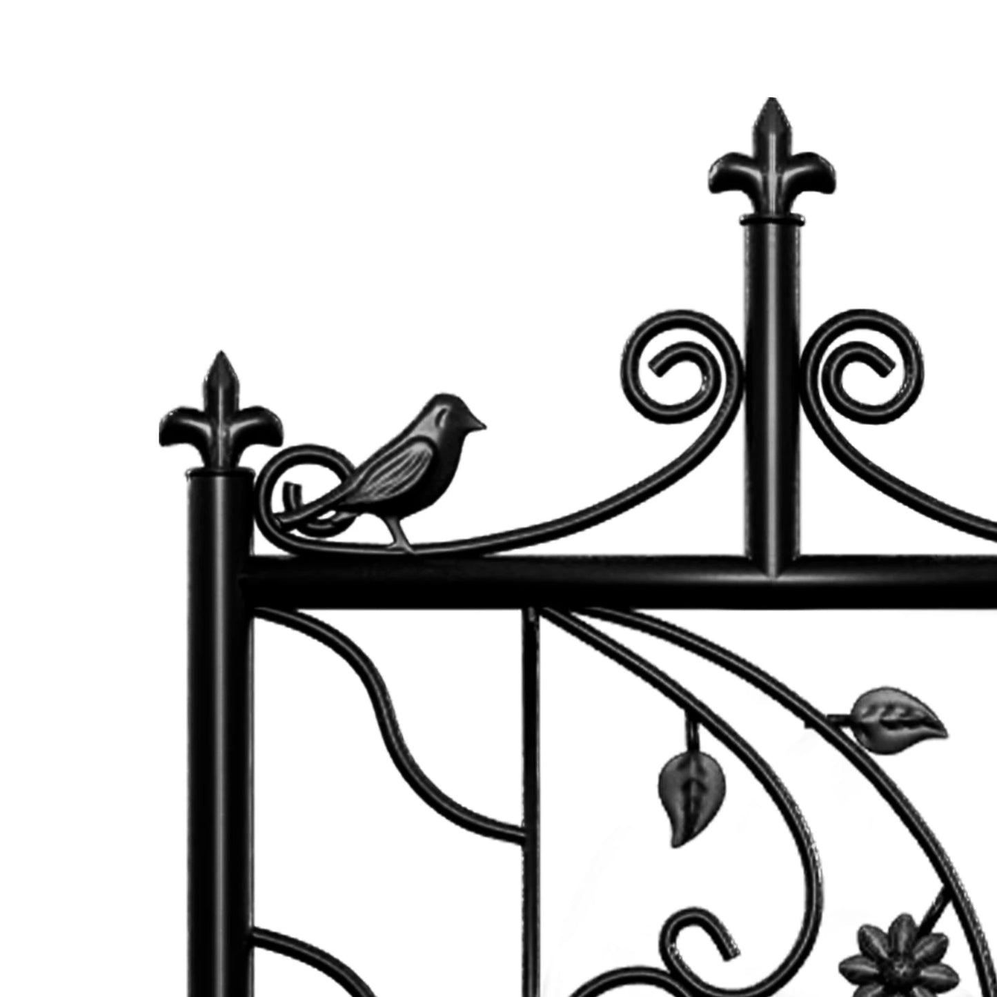 71-inch Decorative Metal Outdoor Garden Trellis, Lattice Panel