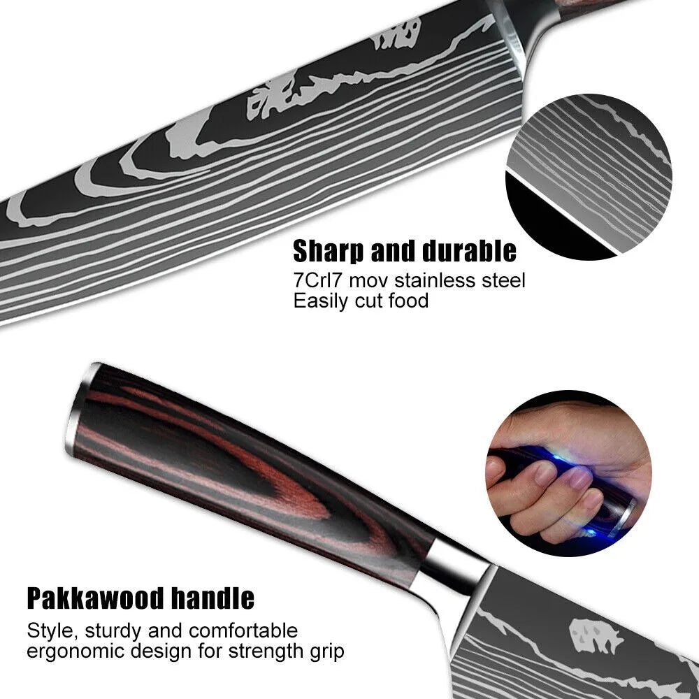 8 Inch Professional Knife, High Carbon Stainless Steel