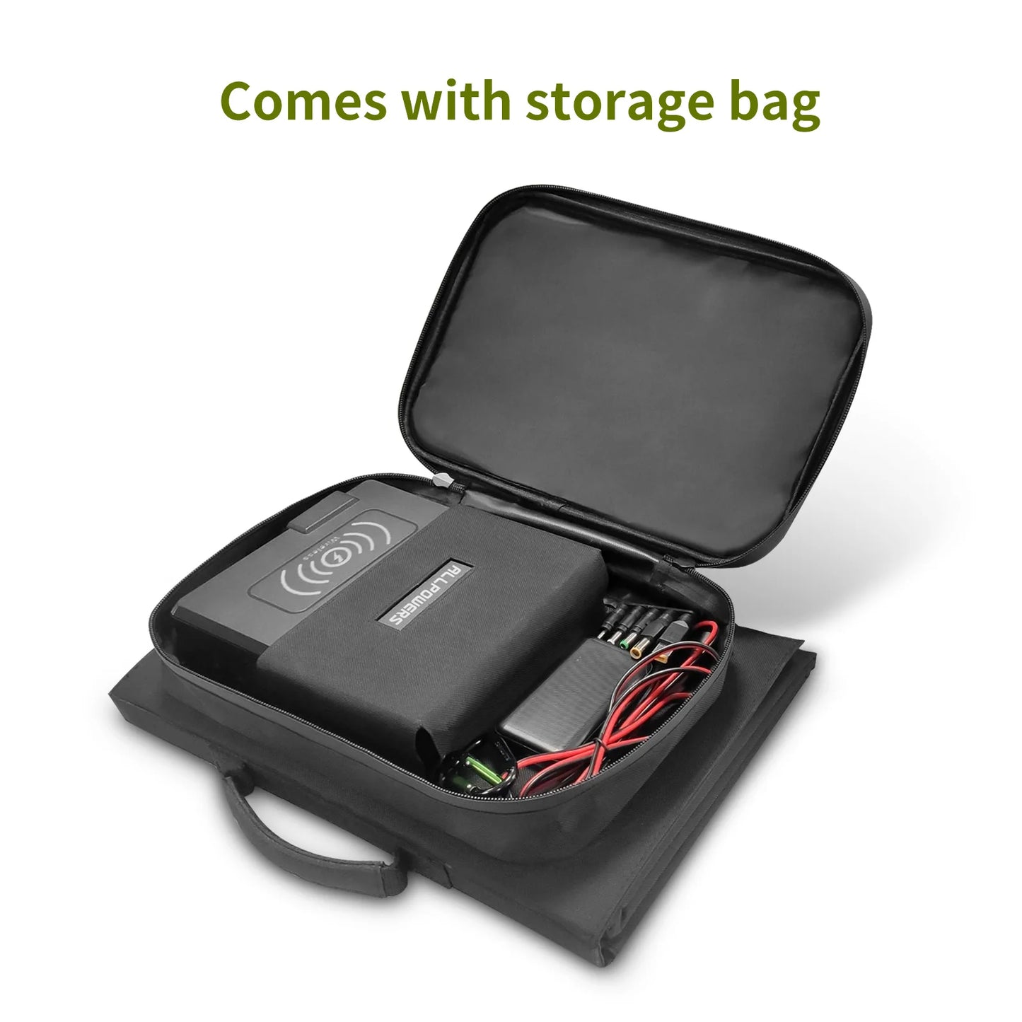 Solar Powerbank 41600mAh 200W Portable Powerstation with Solarpanel 60W，DC,USB,USB-C Output  for Camping Laptop Iphone