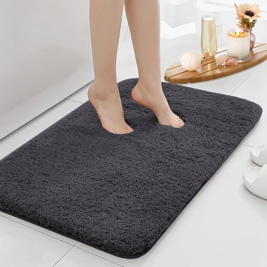 Anti-slip Absorbent Bathroom Floor Mat, Assorted Colors