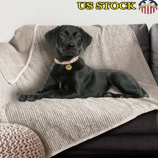Waterproof Pet Throw Blanket, Dogs, Cats, Easy Clean