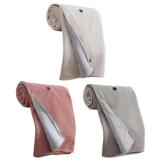 Electric Blanket with 3-Adjustable Heat Levels, USB Plug-In, Washable, Foldable