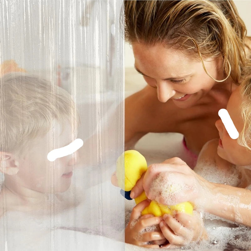 Extra Long Shower Clear Curtain Liner, 72 x 84, Plastic, Waterproof, 3 Magnets, Rustproof Grommets