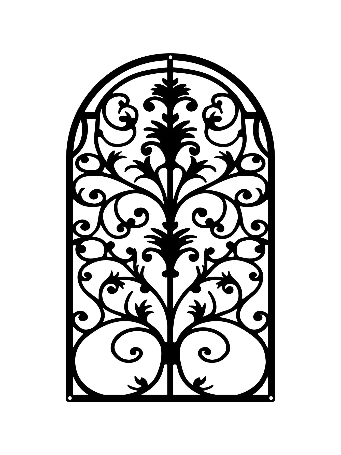 European-style Wall Fake Window Metal Craftwork