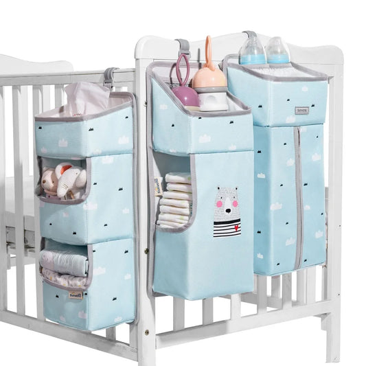 Crib Organizer for Baby Crib, Hanging Storage Bag, Organizer for Essentials