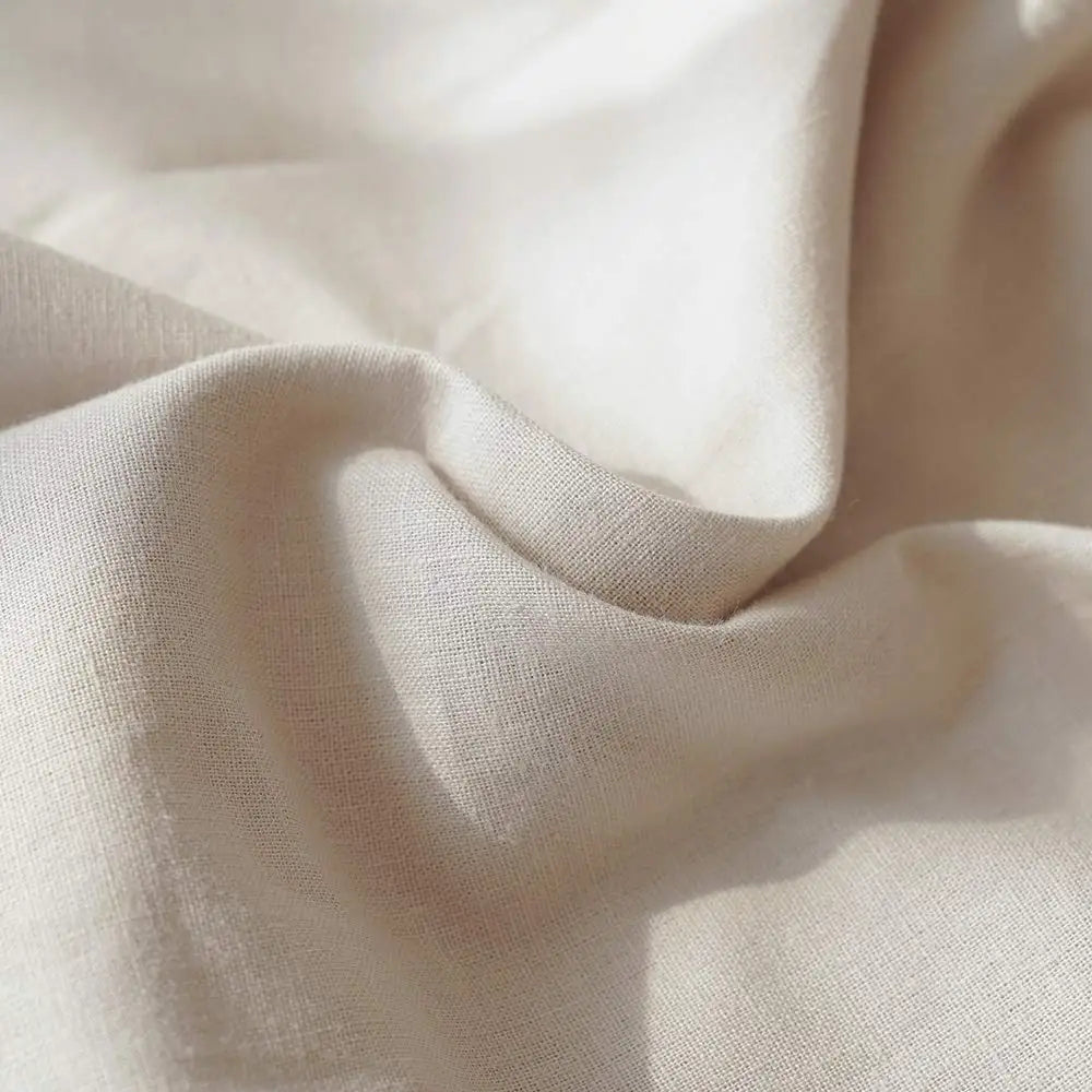 Simple & Opulence Linen Fitted Sheet (1 Piece) - 14 Inch Deep Pocket, Breathable