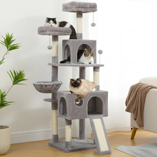 Multi-Level Cat Tree For Cats With Perches, Stable