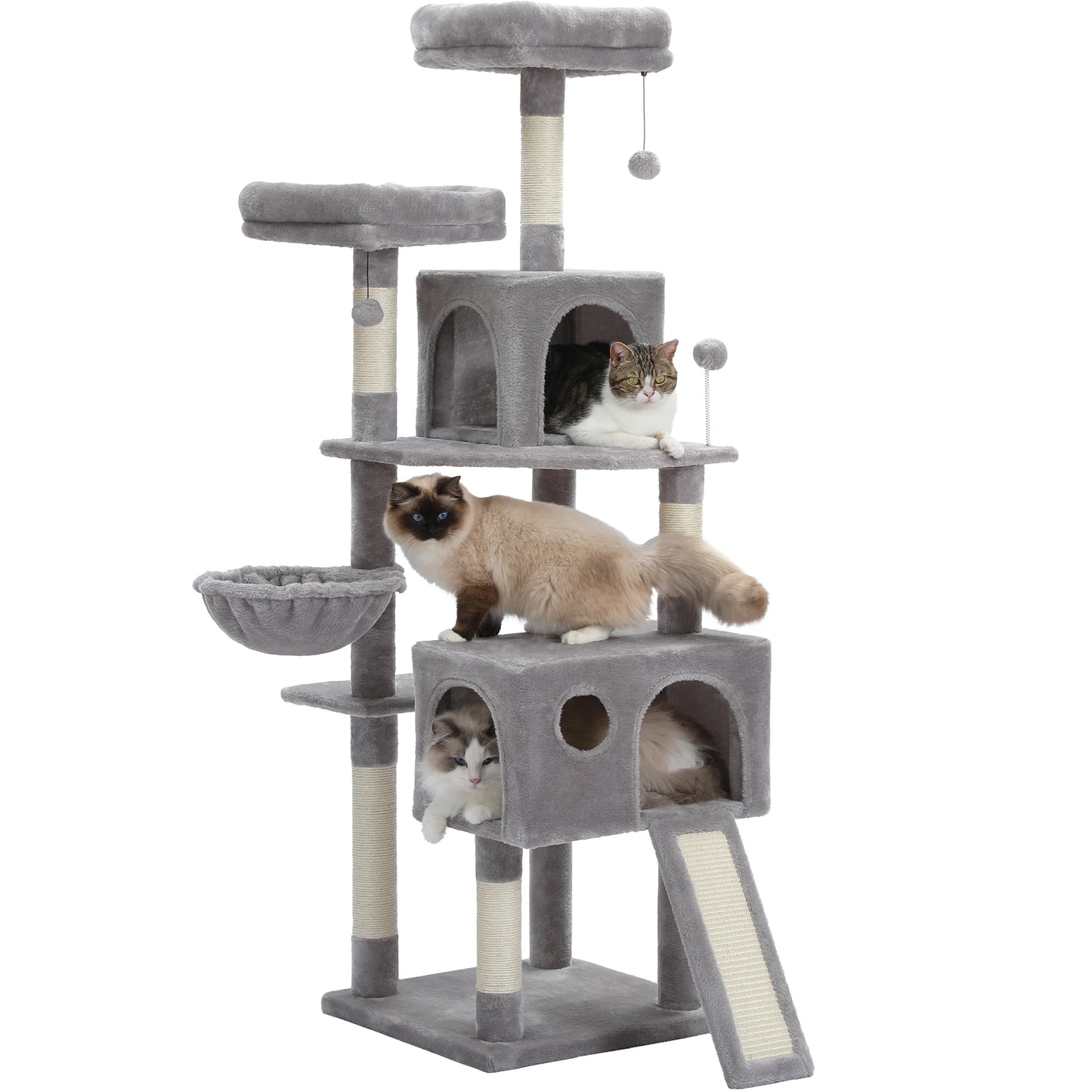 Multi-Level Cat Tree For Cats With Perches, Stable