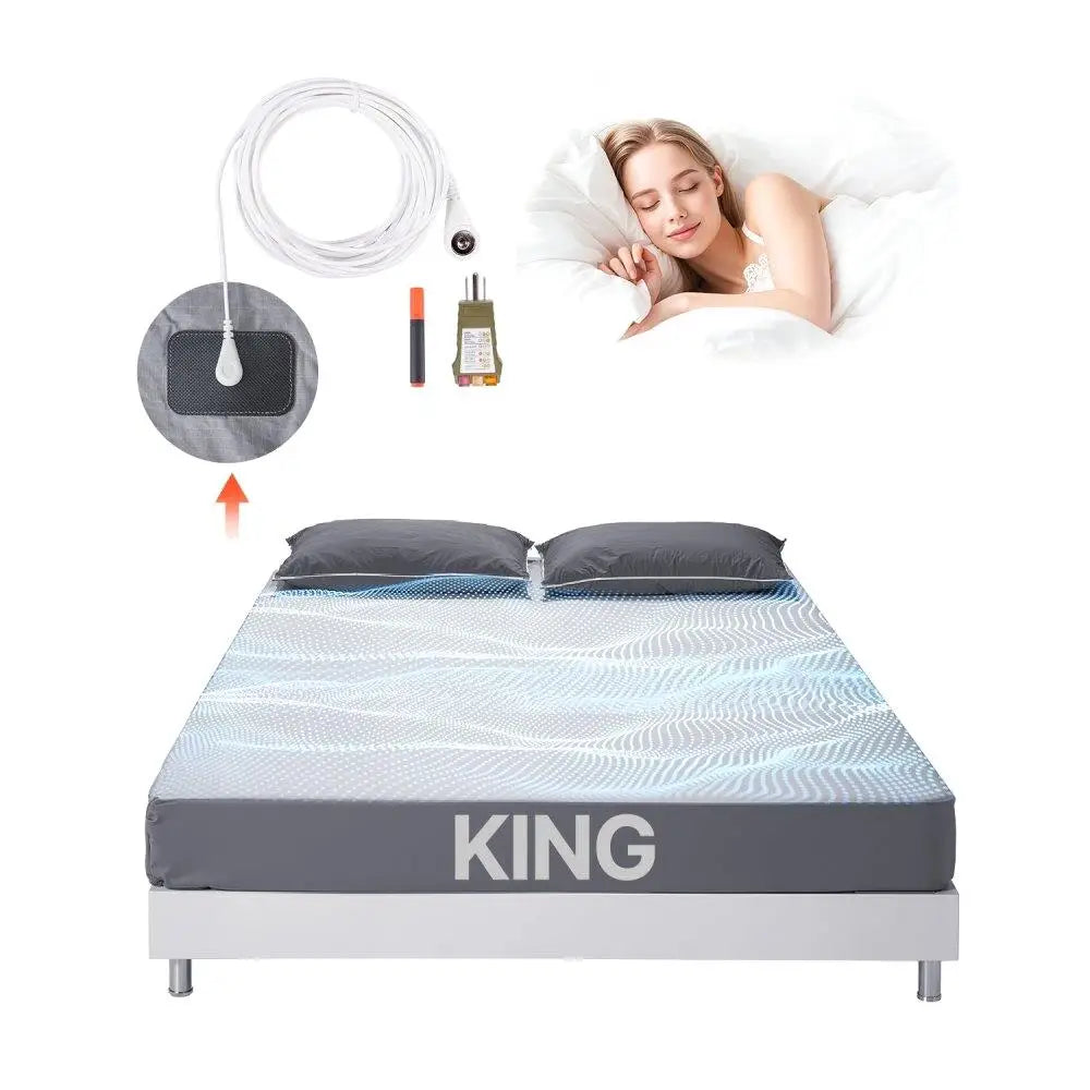 Grounding King Size Fitted Sheets, 90 Percent Cotton, 10 Percent Silver Fiber