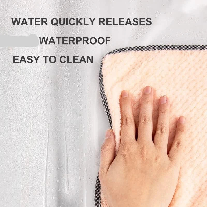 Extra Long Shower Clear Curtain Liner, 72 x 84, Plastic, Waterproof, 3 Magnets, Rustproof Grommets