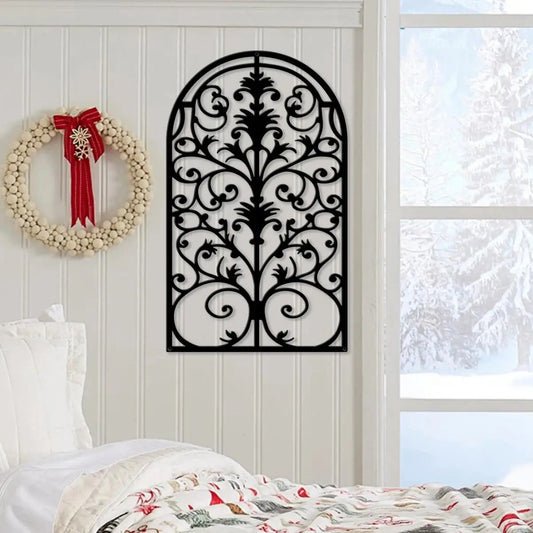 European-style Wall Fake Window Metal Craftwork