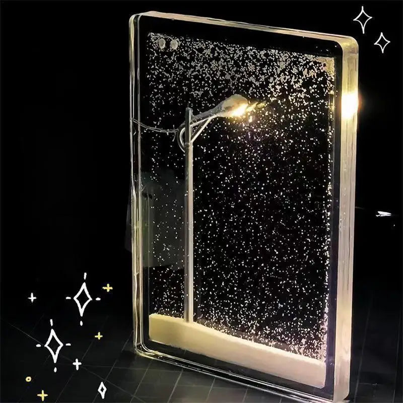 Snowy Street Night Lamp, Kit, Arts And Crafts for Kids