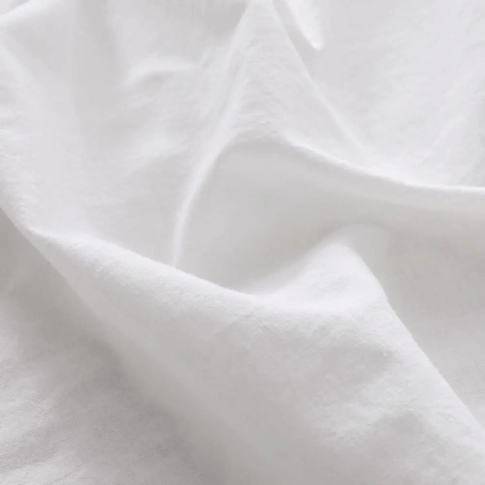Simple & Opulence Linen Fitted Sheet (1 Piece) - 14 Inch Deep Pocket, Breathable